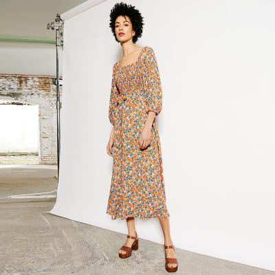 Marks and spencer deals linen summer dresses