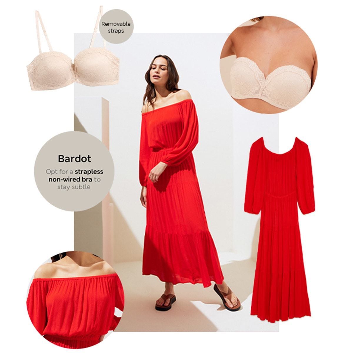 How to Wear Off Shoulder Dress With Bra - New Theory Magazine