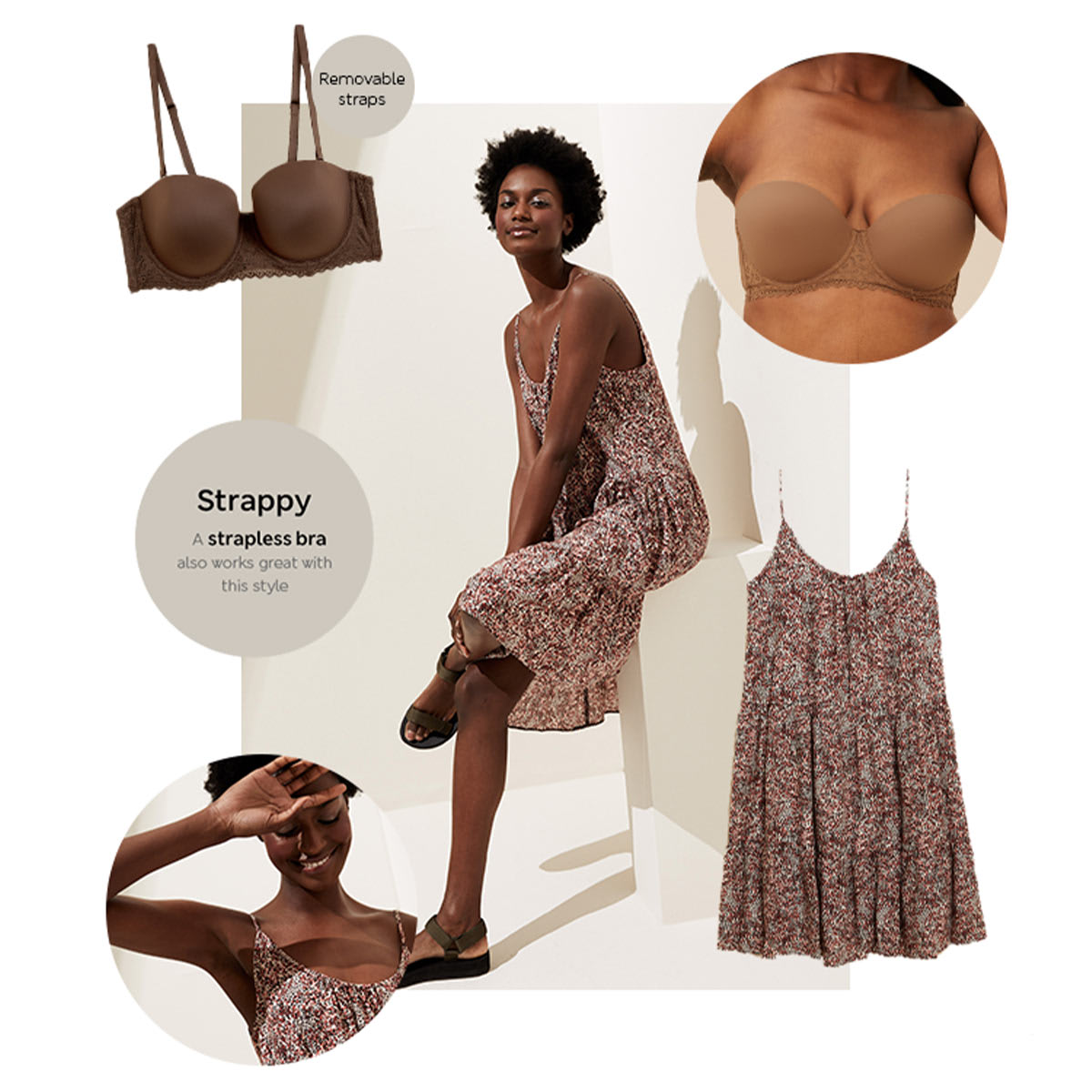 What bra should you wear under a strapless dress?