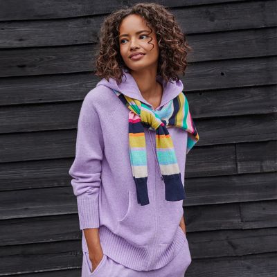 The Lady's Washable Cashmere Lounge Hoodie