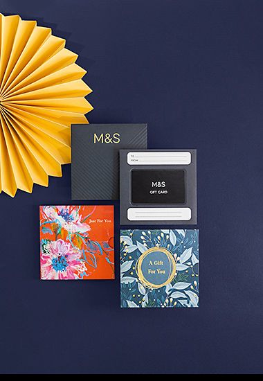 Selection of M&S gift cards. Shop now
