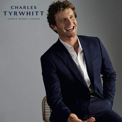 Man wearing navy suit and white shirt. Shop Charles Tyrwhitt at M&S. 