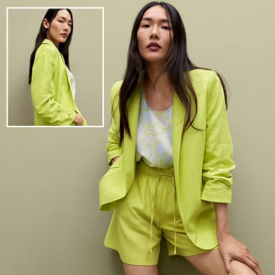 Marks and spencer hot sale yellow blazer