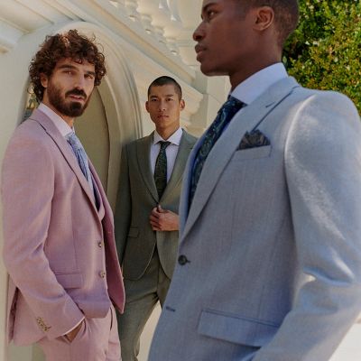 Wedding suits for grooms and guests