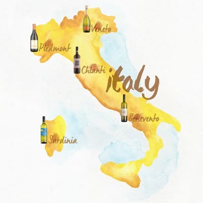 The best wine from Italy