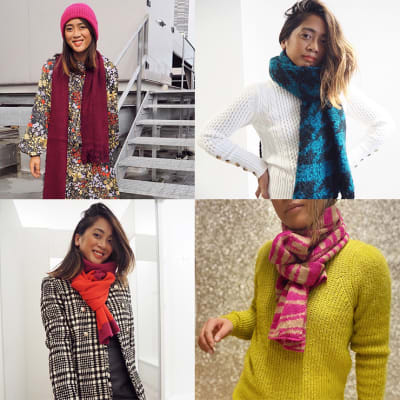 Ways to wear a winter scarf  Winter scarf fashion, Scarf styles