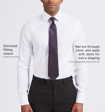 mens skinny fit shirt