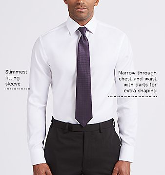 Illustration of mens skinny fit shirt