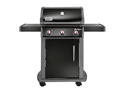 Black gas barbecue