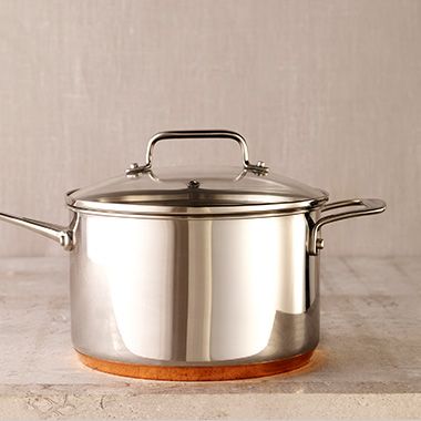 Shop copper-base pans