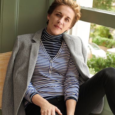 Vicky McClure wearing pieces from the autumn collection