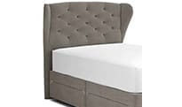 Classic buttoned headboard