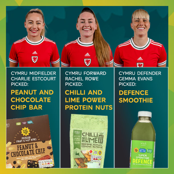 Wales Women’s Team players’ Eat Well picks
