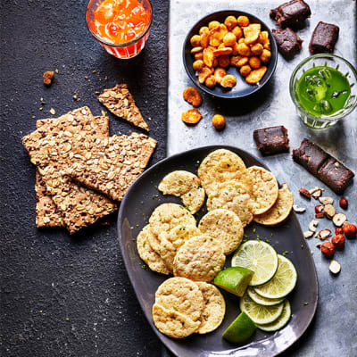 A selection of snacks 