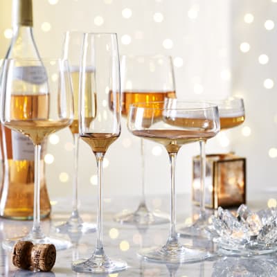 M & shop s champagne flutes