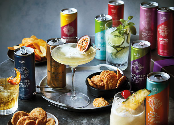 Cocktails in cans from M&S