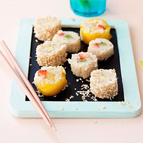 Recipe - fruit sushi