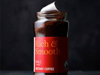 Jar of M&S instant coffee