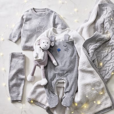 m&s baby pram suit