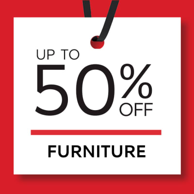 Up to 50% off furniture