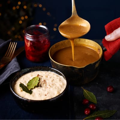 Plant Kitchen bread sauce and gravy