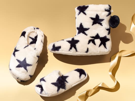 m and s womens slippers