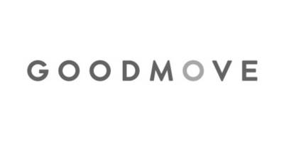 A graphic with the Goodmove logo