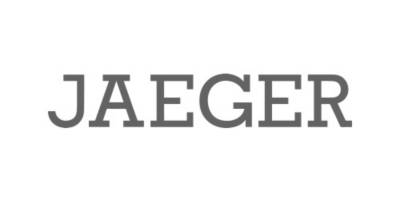 A graphic with the Jaeger logo