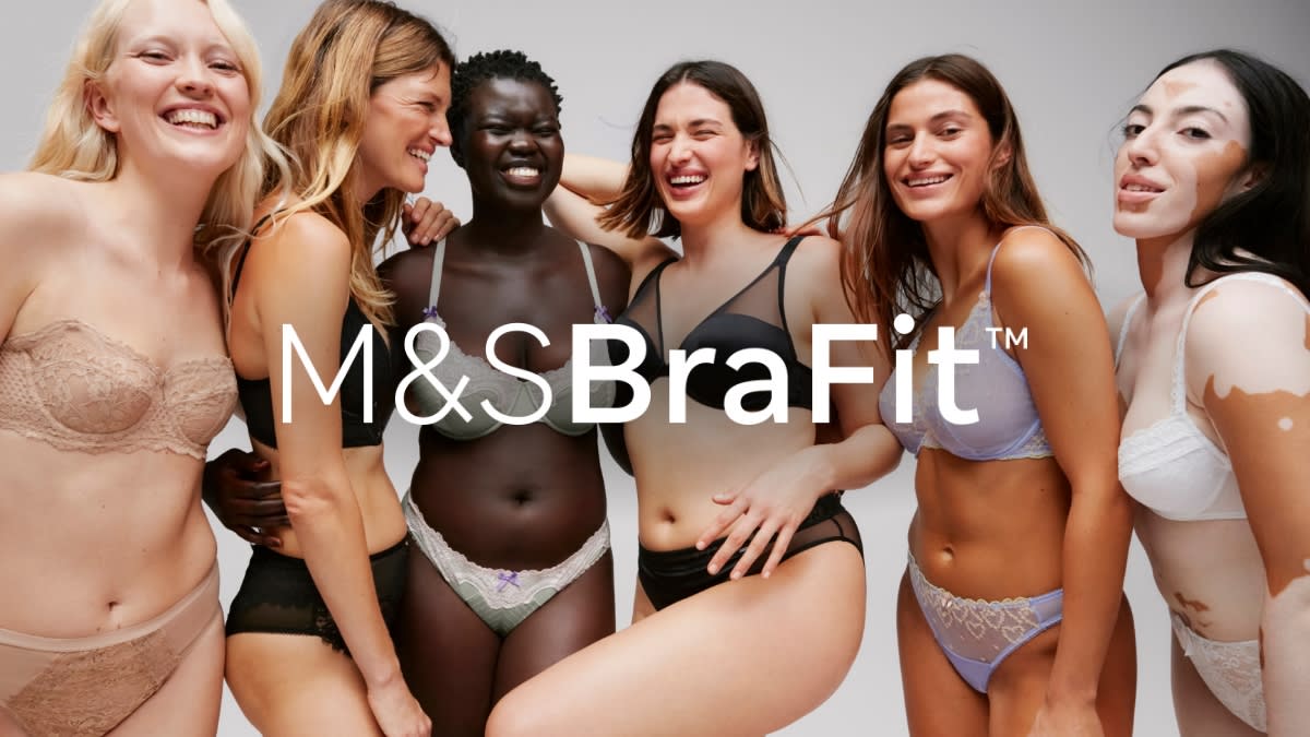 M&S News on X: 4 in 10 women are unsure about their bra size. Our 'Love  your Boobs, it starts with a bra fit' campaign aims to change that and  celebrate the