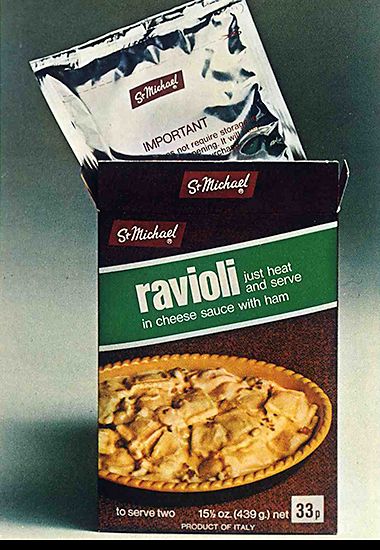 1970s boil in the bag ravioli