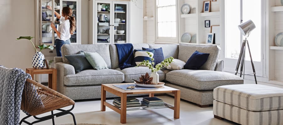 An elegantly designed living room