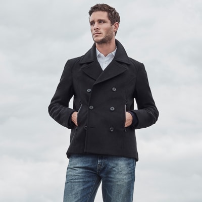 M&s peacoat hot sale