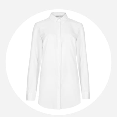 A white cotton shirt