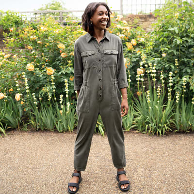 M&s cheap linen jumpsuit