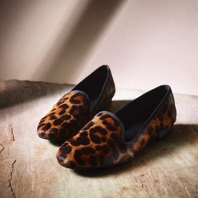 m&s leopard shoes