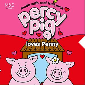 Percy Pig loves Penny sweet packet