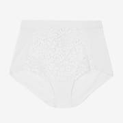 Almond all-over lace light control Secret Slimming™ thong